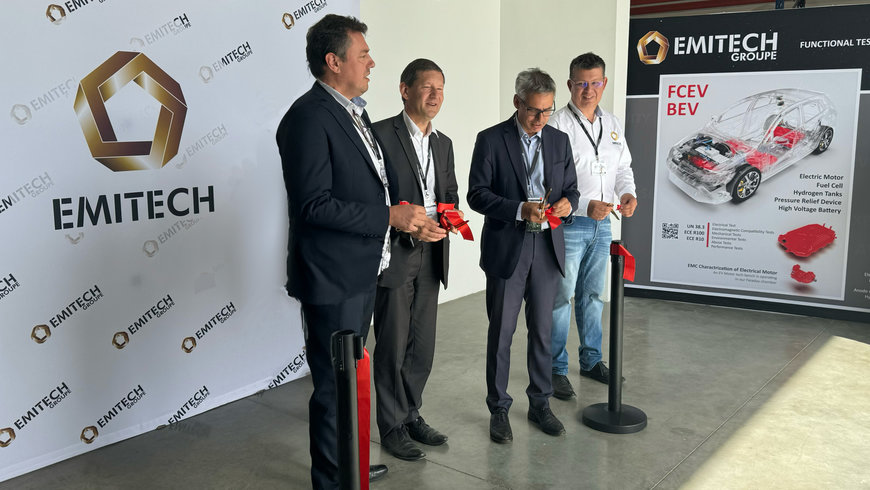 The Emitech Group inaugurates a new test centre for electric batteries and fuel cells 